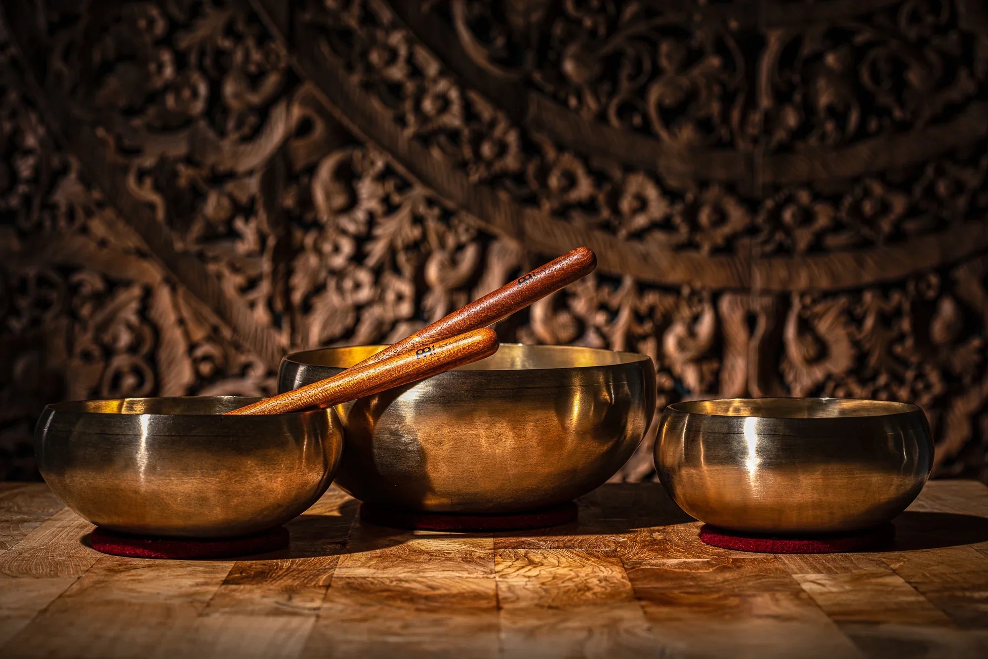 3-Piece Cosmos Therapy Series Singing Bowl Set, 800/1000/2000g