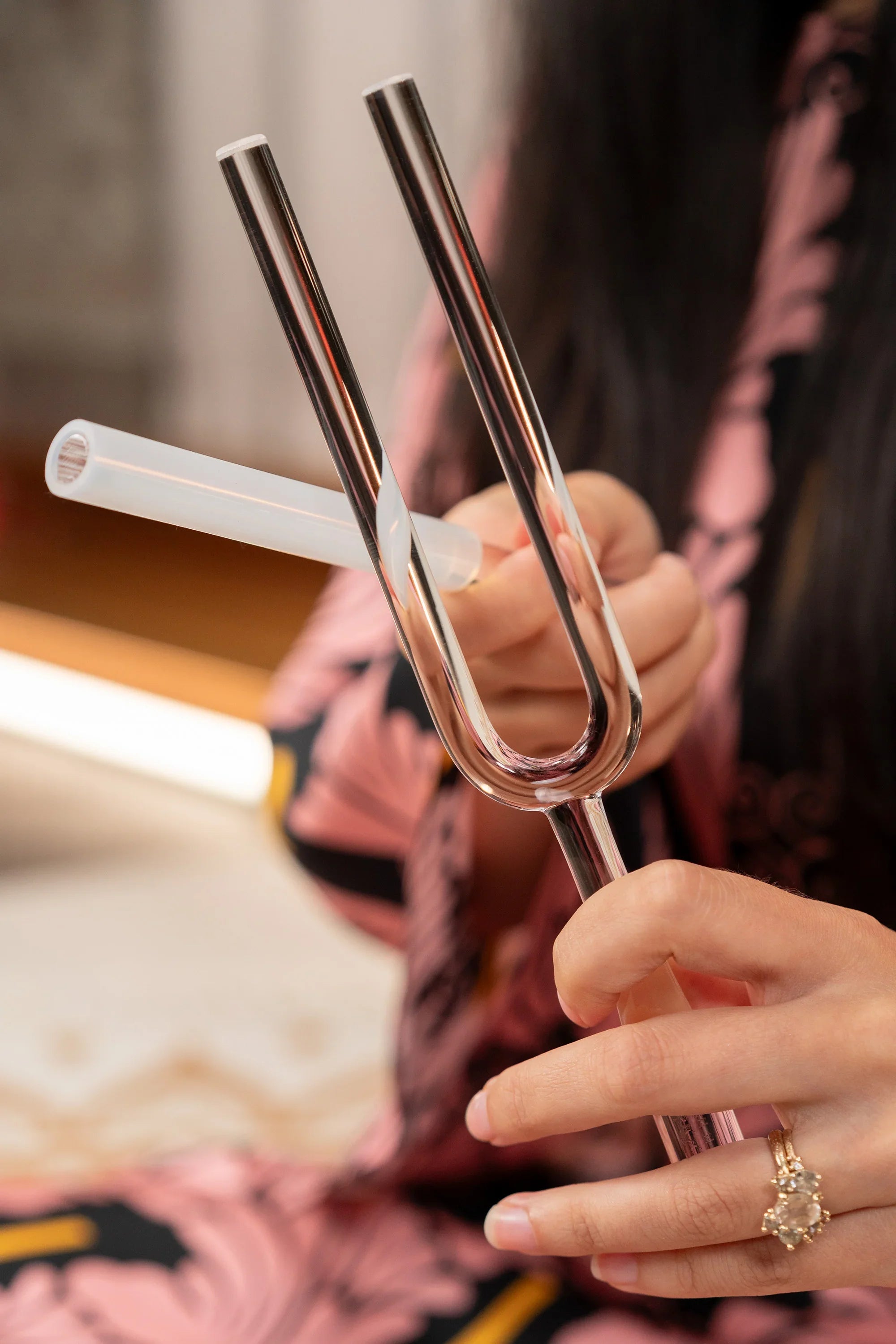 Solfeggio Crystal Tuning Fork, 417 Hz / G
