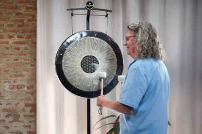 24" Flower of Life Soundscape Gong, 64 Hz
