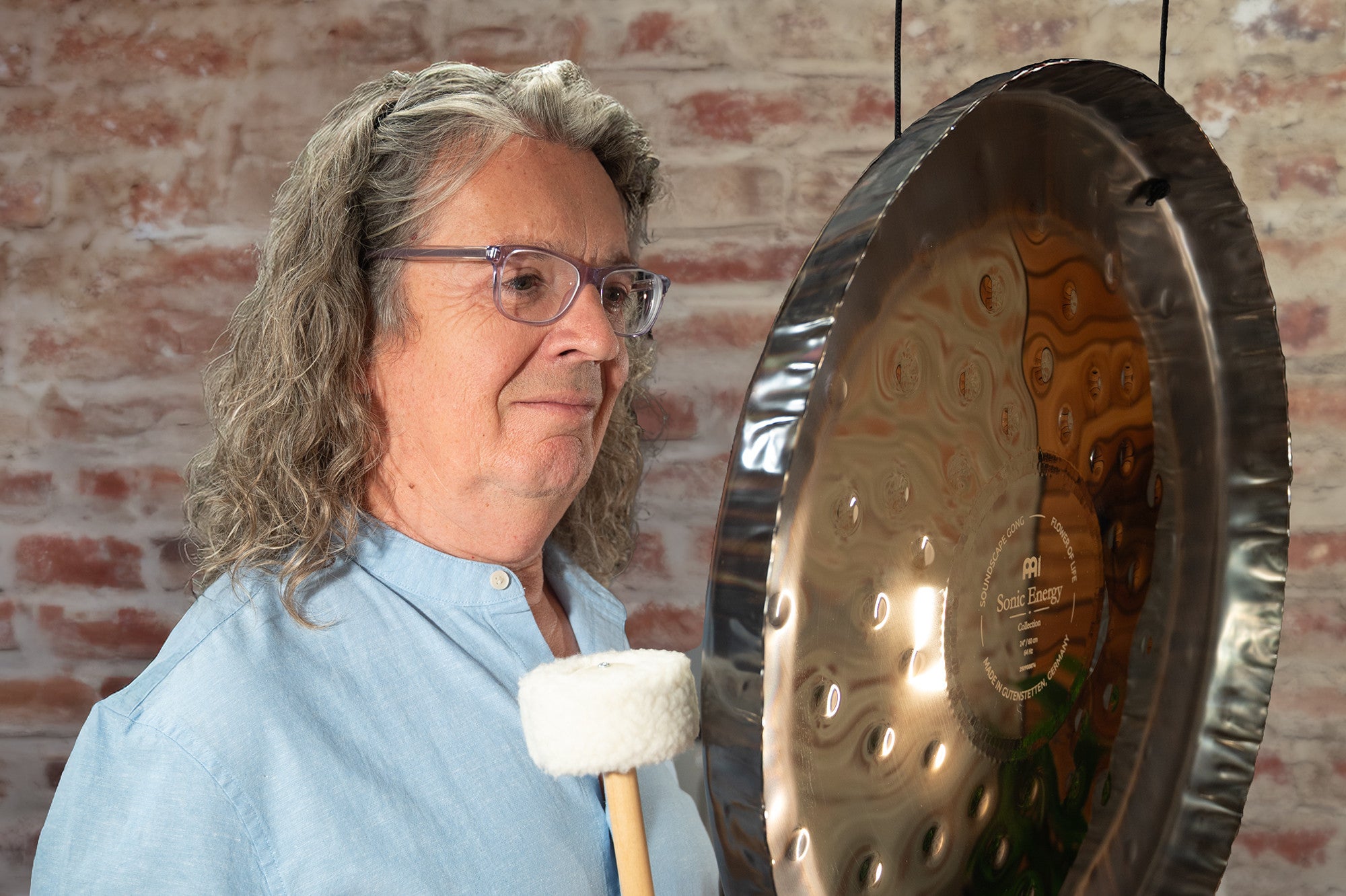 24" Flower of Life Soundscape Gong, 64 Hz