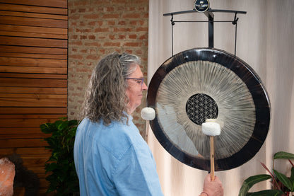 24" Flower of Life Soundscape Gong, 64 Hz
