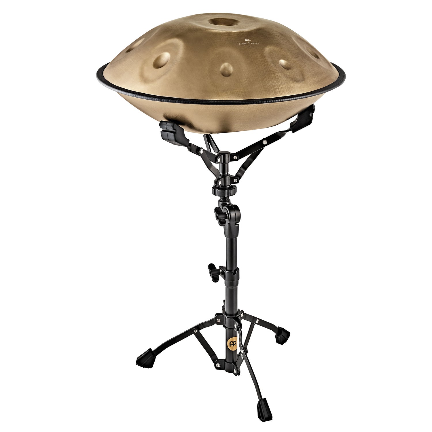 Handpan &amp; Steel Tongue Drum Stand, Height Adjustable 22" - 27", Metallic