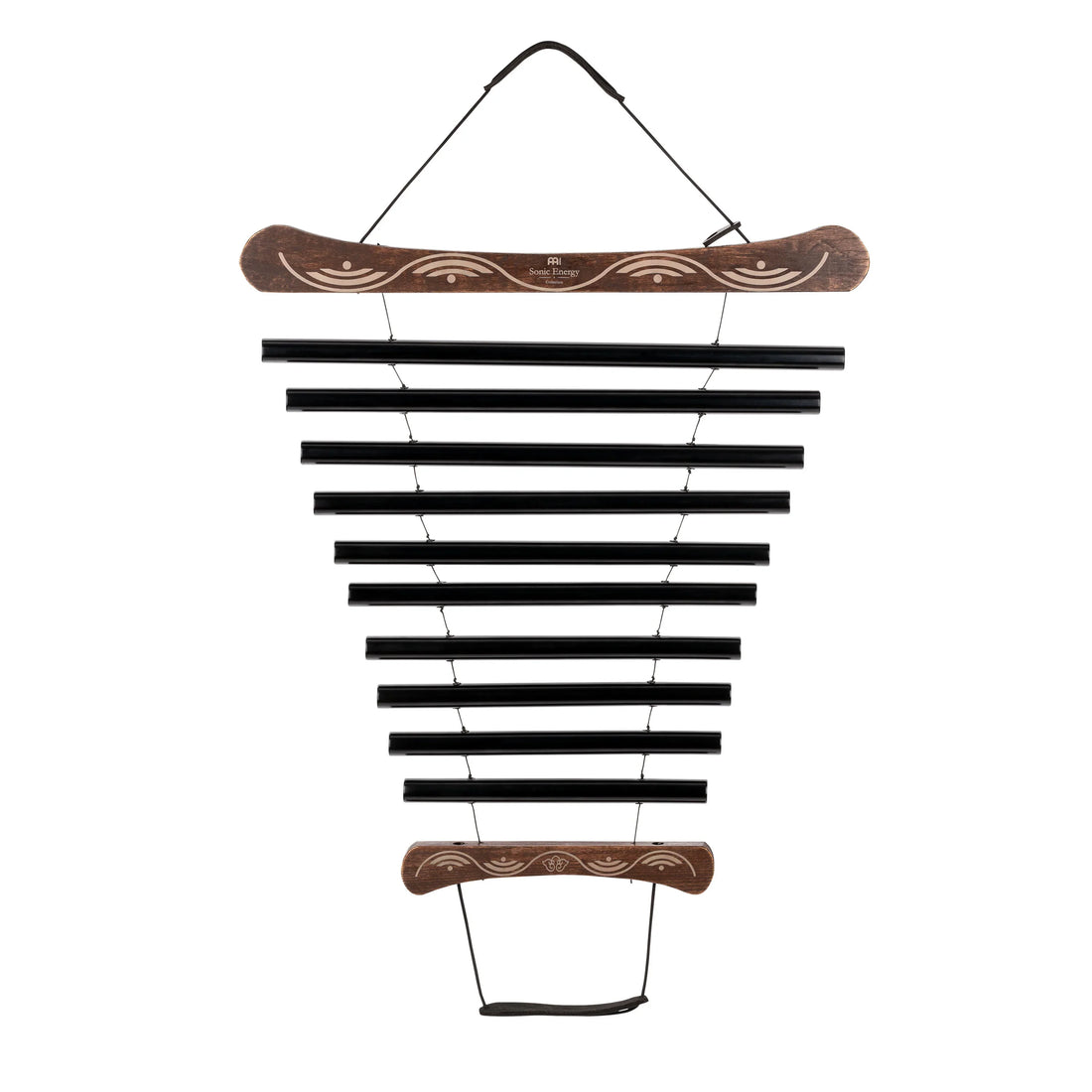 38" Meditation Flow Chime, 432 Hz, 10 Notes, C Minor, Black