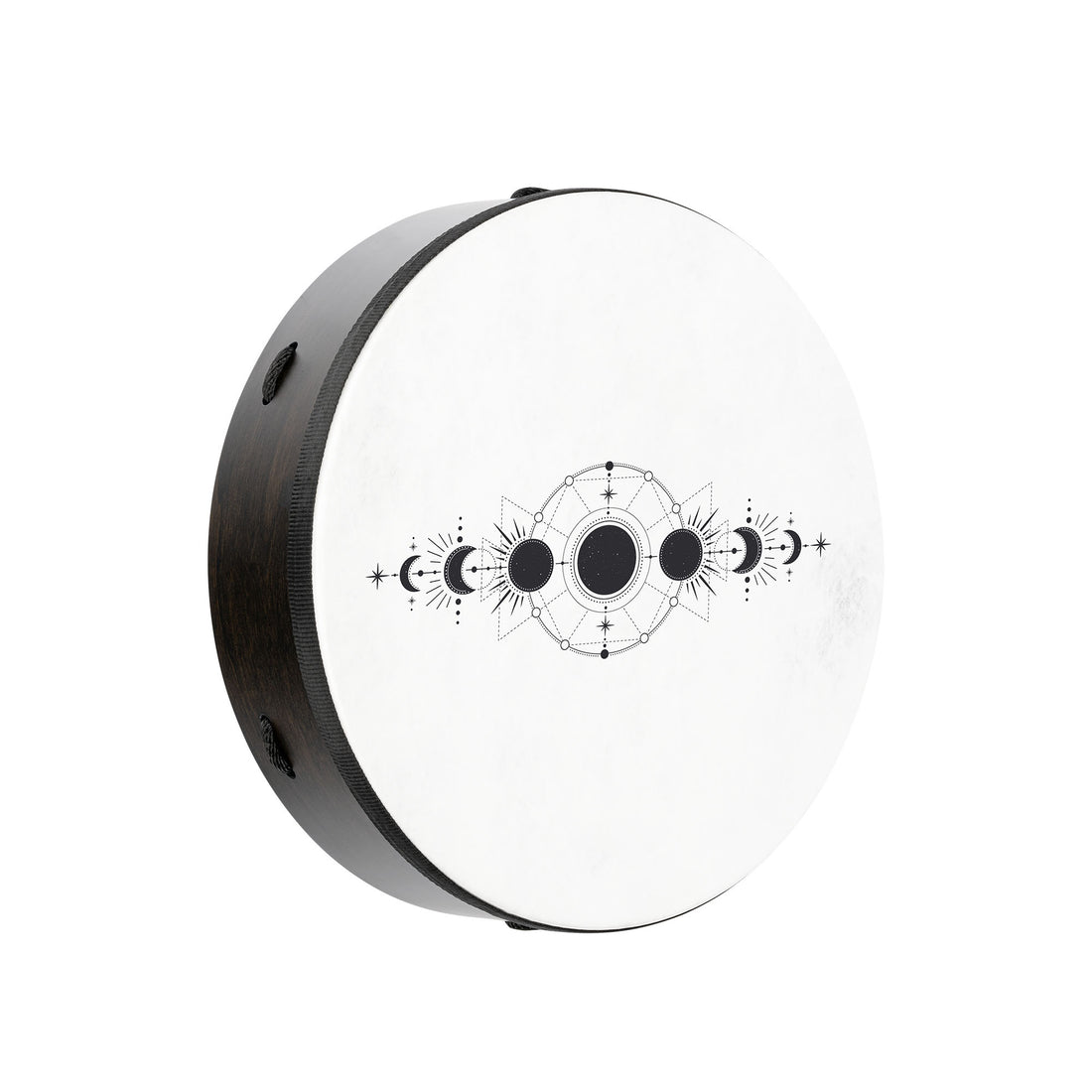 14" Ritual Drum, Moon Phases, True Feel Synthetic Head