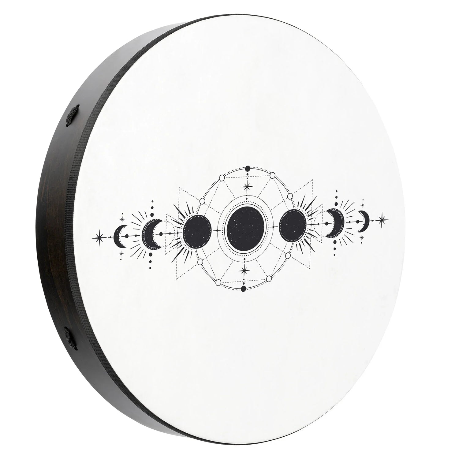 22" Ritual Drum, Moon Phases, True Feel Synthetic Head - Spirit of Sounds