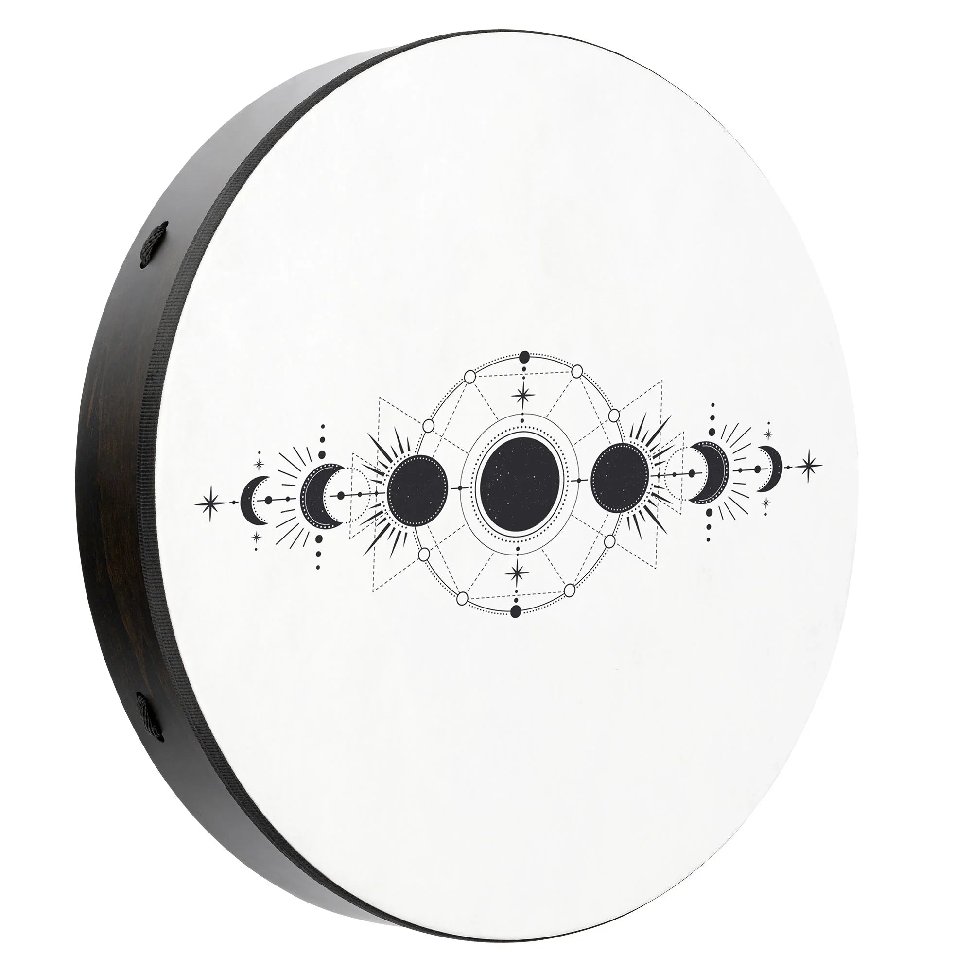 22" Ritual Drum, Moon Phases, True Feel Synthetic Head - Spirit of Sounds