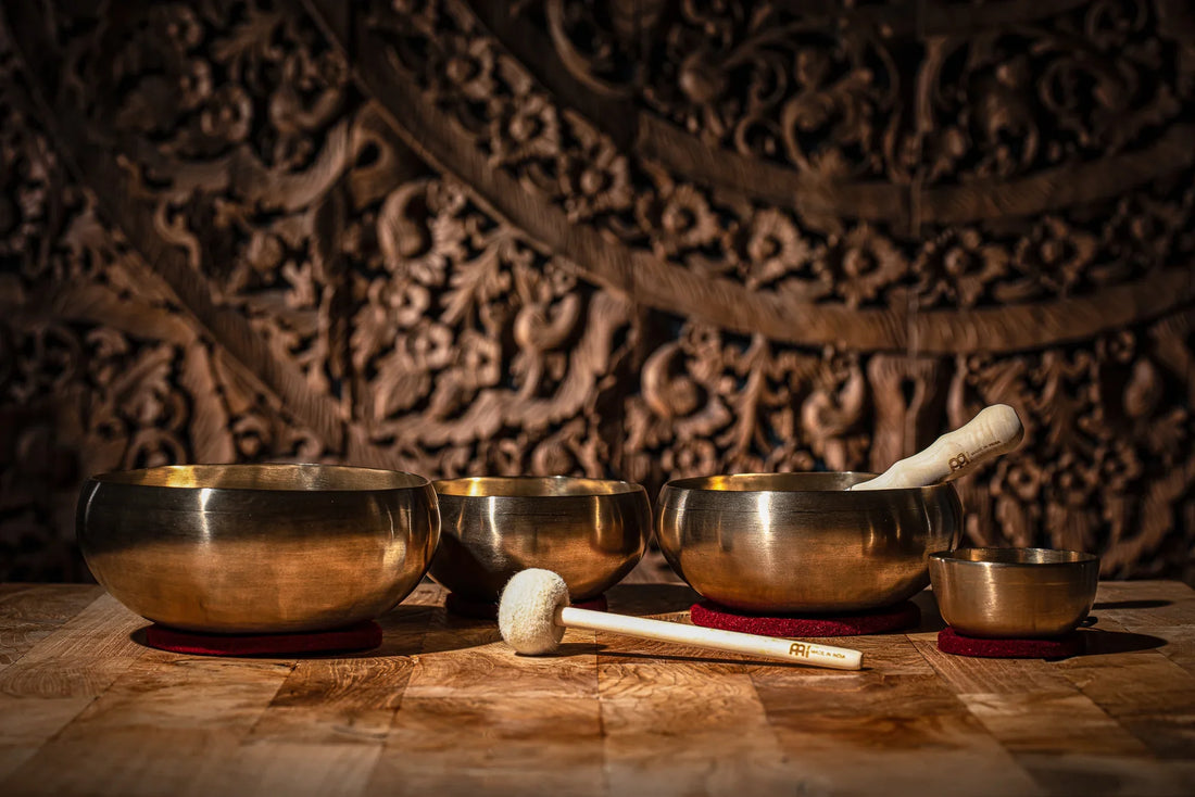 4-Piece Cosmos Therapy Series Singing Bowl Set, 250/650/800/1000g