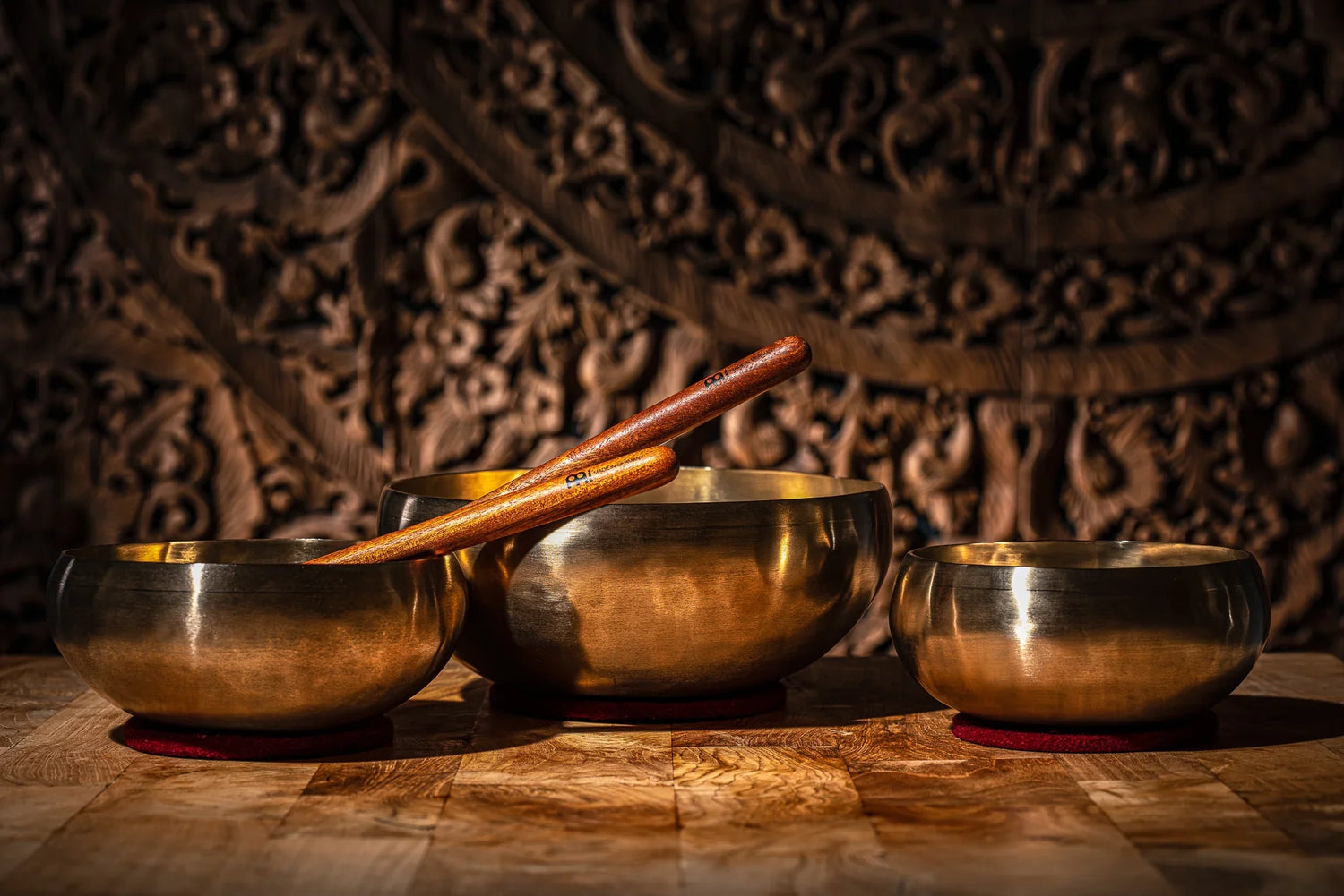 3-Piece Cosmos Therapy Series Singing Bowl Set, 800/1000/2000g