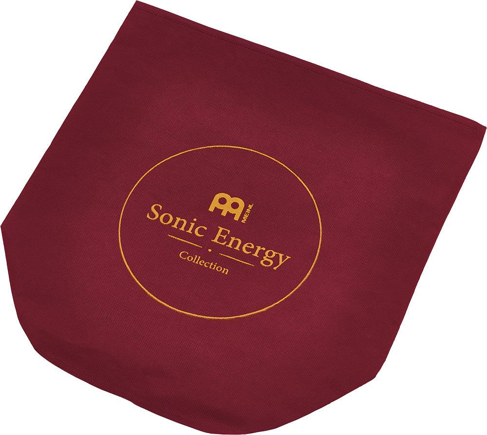 Red Meinl Sonic Energy Collection instrument bag with gold logo and text