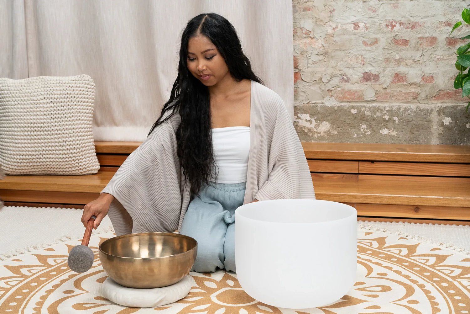 Sound Bath Double Mallet, Large