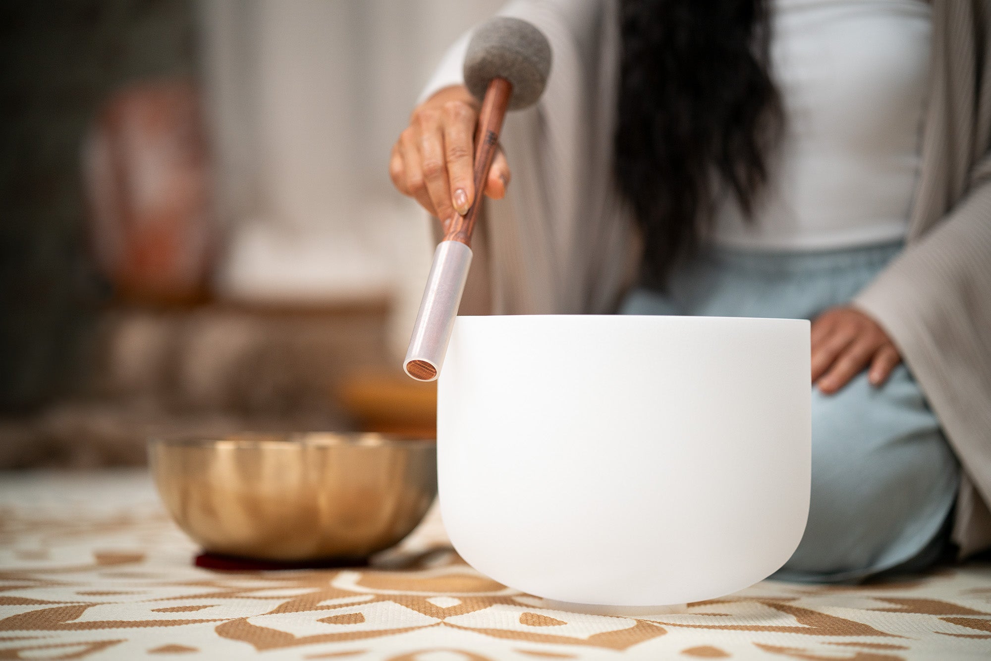 Sound Bath Double Mallet, Medium