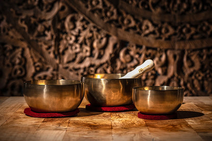 3-Piece Universal Series Singing Bowl Set, 500/700/750g