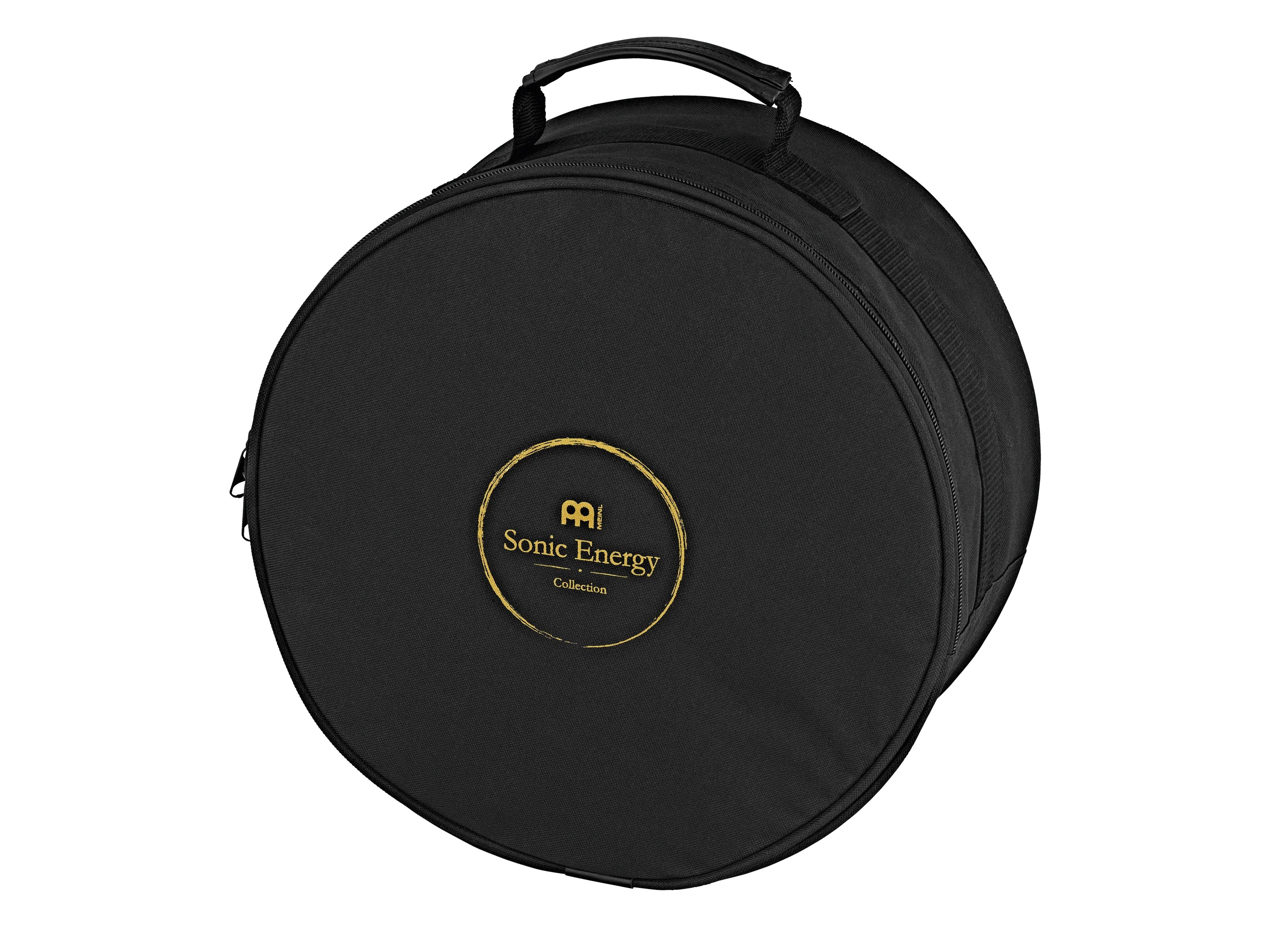 Black Meinl Sonic Energy Collection round carrying case for sound healing instruments