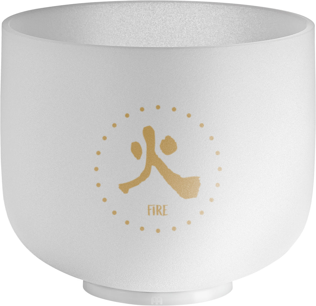 8" TCM Crystal Singing Bowl, Fire 384 Hz