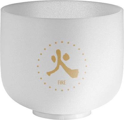 8" TCM Crystal Singing Bowl, Fire 384 Hz