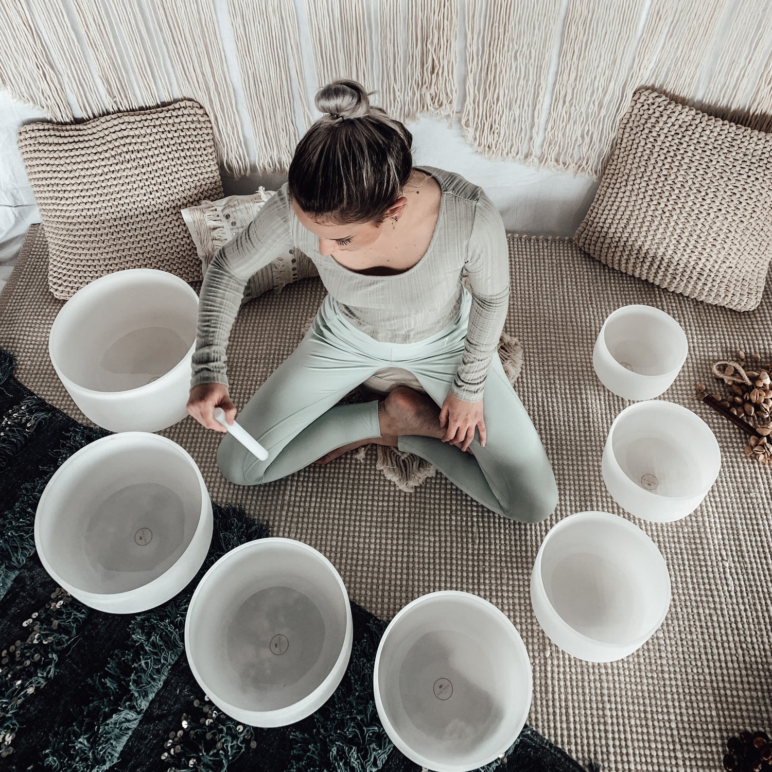 Drum packages for sound therapy